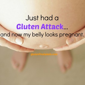 gluten attack bloating