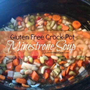 gluten free crock pot minestrone soup title