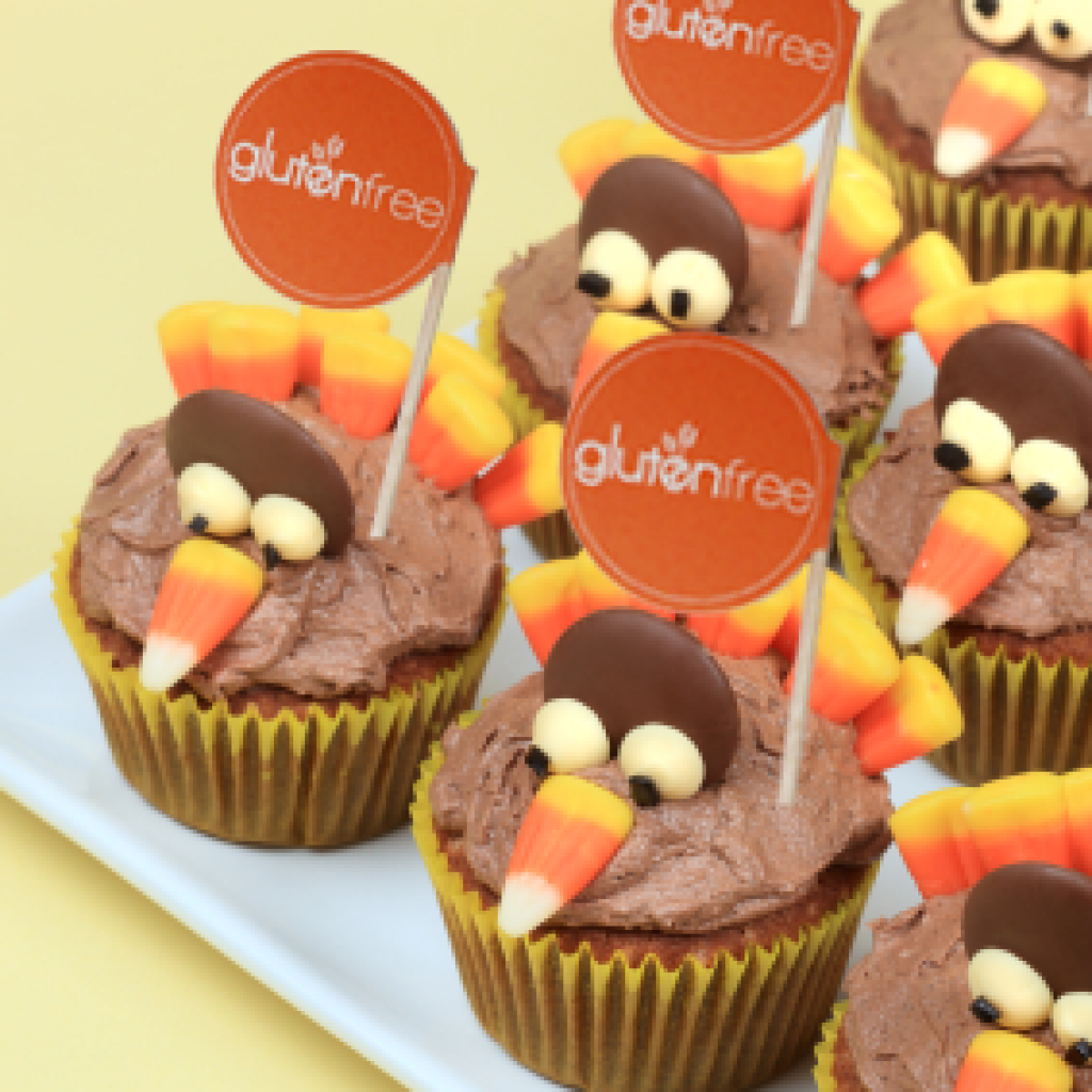 Gluten Free Thanksgiving Turkey Cupcake | Gluten Free Labels