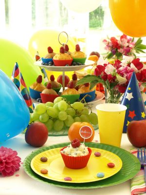 gluten free labels kids party toothpick flag