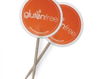 Gluten Free Toothpick Flags