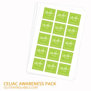 celiac awareness gluten free labels