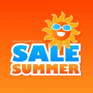 Glutenfreelabels.com summer sale